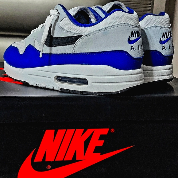 Air Max 1 Blue Royal Size 13 - Picture 1 of 8